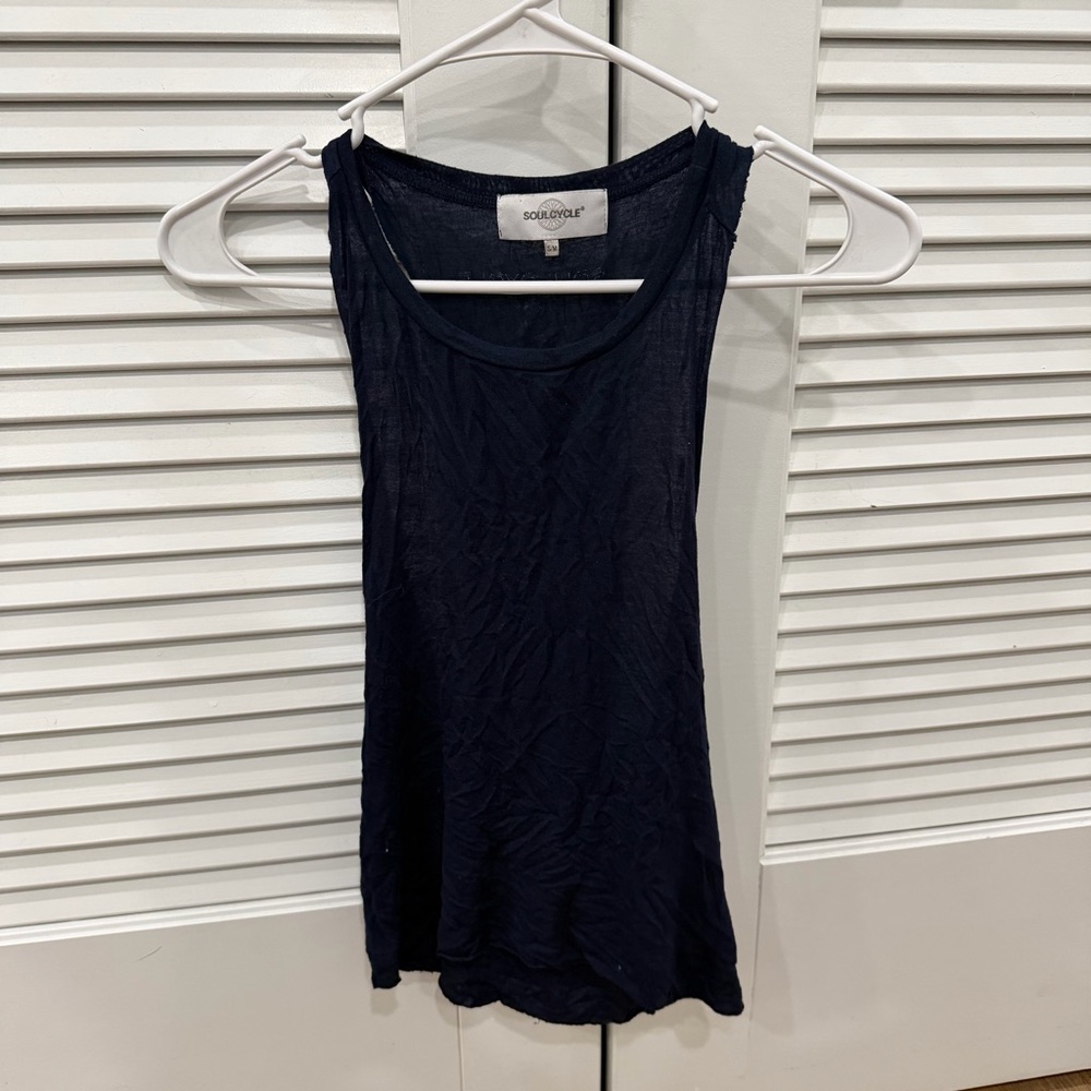 SoulCycle Navy Tank Top - Small